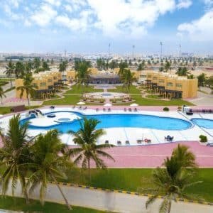 Samharam Tourist Village Resort Salalah beachfront view