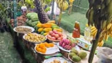 místní jídlo v Salalahu v Ománu